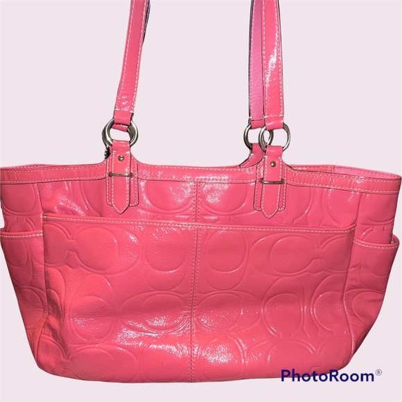 Pink patent leather Y2K Coach purse - Picture 2 of 4